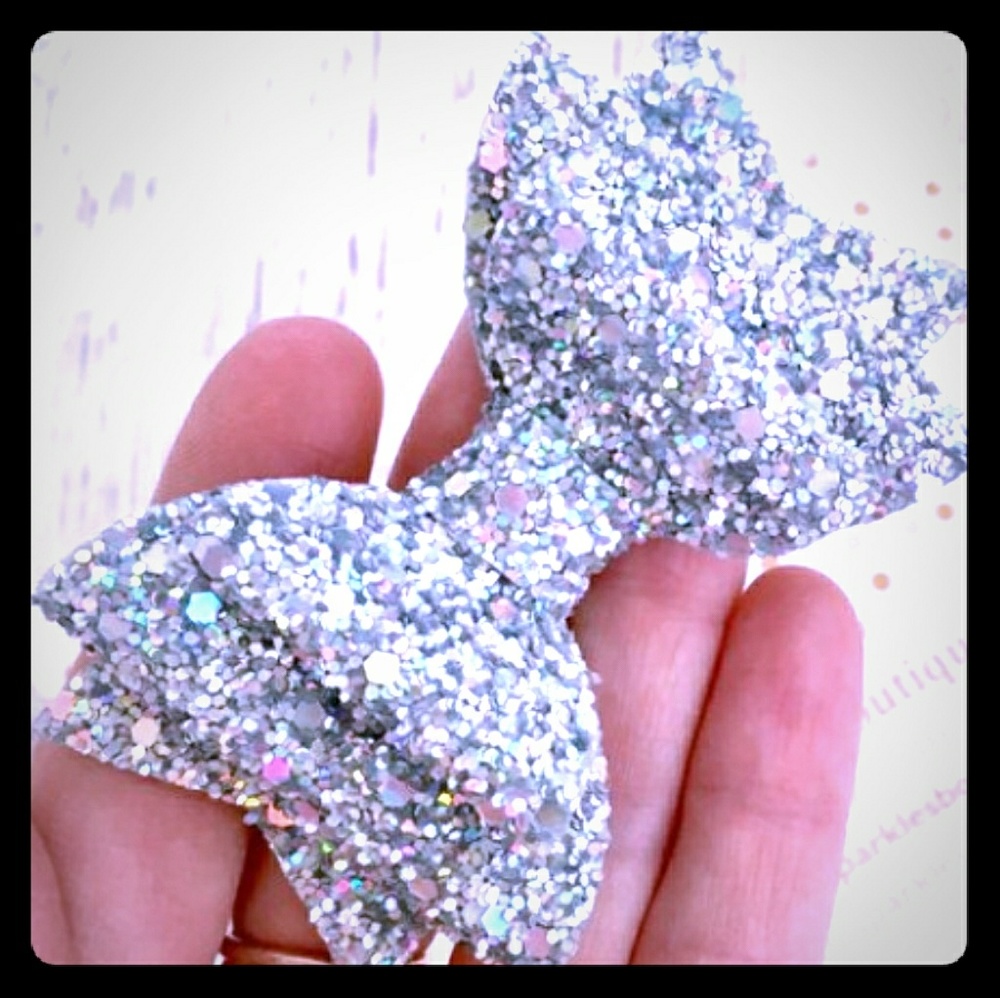 Glitter Hair Bow